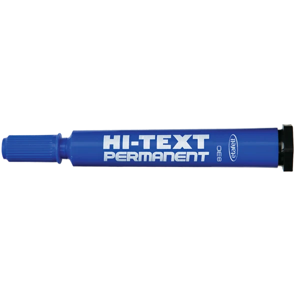 Hi-Text Markör Yuvarlak Uçlu Mavi 830PB (12 adet)