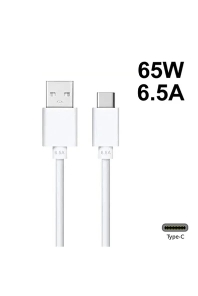 Oppo Vooc Type-c   Uyumlu    Şarj Ve Data Kablosu 65w 8 a Realme Superdart ürün görseli