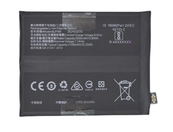 Oppo Find X2 Pil Batarya BLP769 ürün görseli