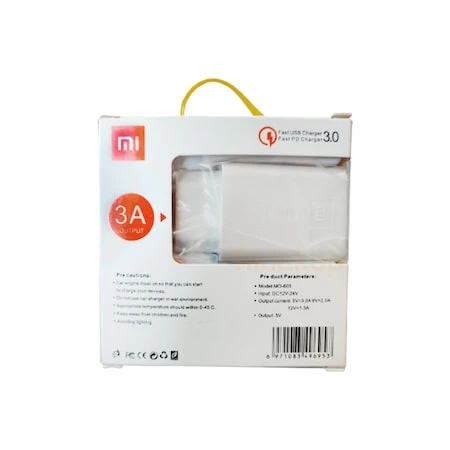 Xiaomi Mi USB-C Süper Hızlı PD 3.0 Şarj Aleti + Type C Kablo - Resim 3