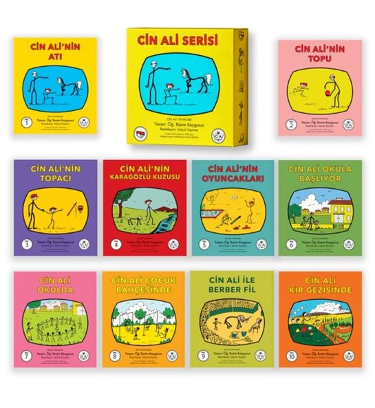 Cin Ali Serisi Kutulu Set (10 Takım Kitap) ürün görseli 1