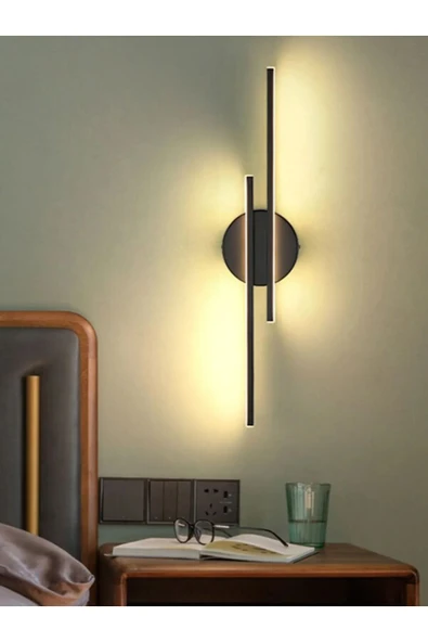 Nova Lighting Dekoratif Banyo Duvar Ayna Tablo Aydınlatması Led Flüt Aplik 3 Renk Modu - 6
