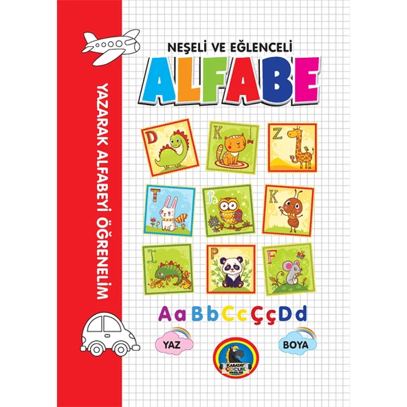 4E Boyama Kitabı Neşeli Ve Eğlenceli Alfabe Karatay Yayınevi - 2
