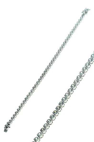 Zirkon taşlı sıvama modeli su yolu bileklik SGTL8363 - Resim 2