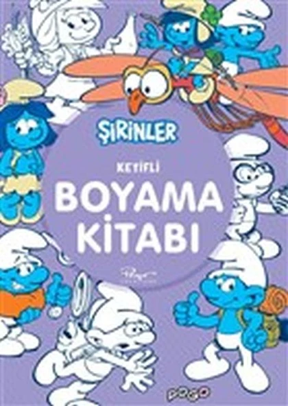 Keyifli Boyama Kitabı - Şirinler - Resim 2