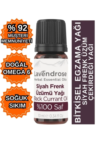 Siyah Frenk Üzümü Çekirdeği Yağı 10 ml %100 Doğal Omega 6 Yağı - 1