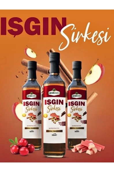 Işkın Kökü Sirkesi 500 ml Işkın Otu Sirkesi Işgın Vinegar