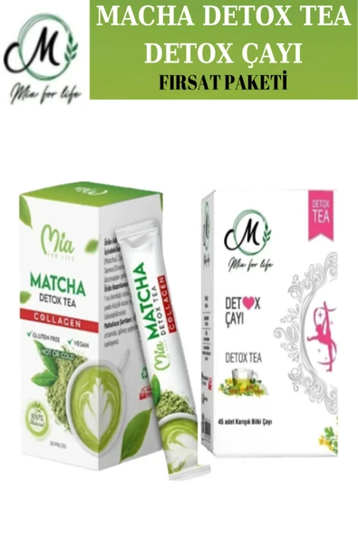 Macha Çayı 20 Şase +Detox Çayı 45 Süzen 2'Lİ Fırsat Paketi