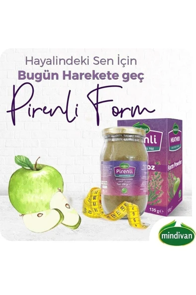 Pirenli Form Toz 135 gr Elma Tozu Diyet Destek Ürünü 2 Adet - 2
