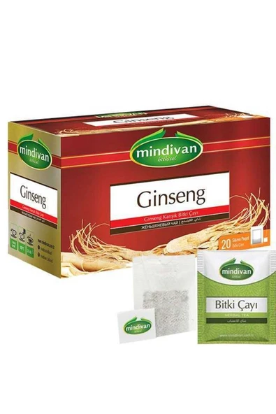 Siftaholsun Market Ginseng Çayı 20'li Premium Süzen Poşet