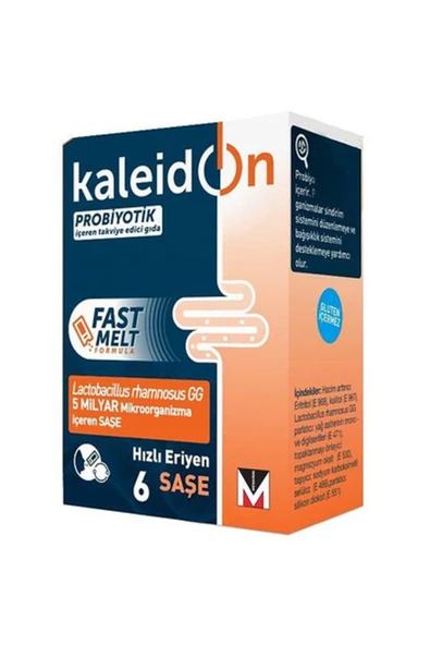 Kaleidon Probiyotik Fast Melt Formula 6 Saşe ürün görseli 1
