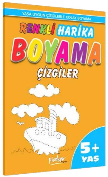 Renkli Harika Boyama Çizgiler (5+Yaş) - Resim 2