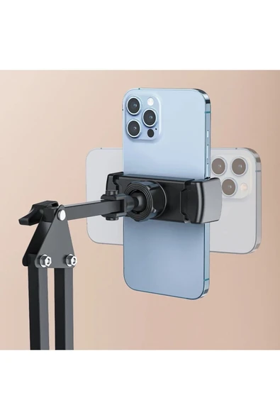 Farway Fotoğraf Video Çekim Tripodu 4 Kademeli 360 Derce Döndürülebilir Esnek Yaylı Influencer Tripodu - 7
