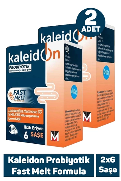 Kaleidon Probiyotik Fast Melt Formula 6 Saşe 2 Adet ürün görseli 1