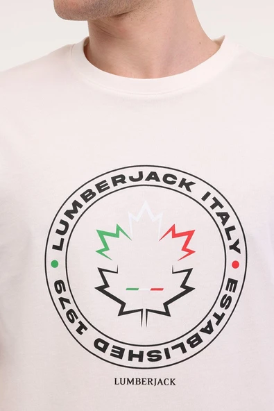 LUMBERJACK 5M ML RENATO 11ITL414 5FX KKOL T-SHIRT - Resim 4