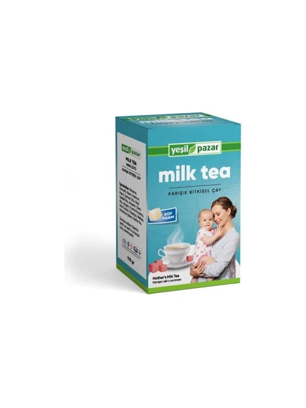 Yeşil Pazar Milk Tea Küp Çay 170 gr