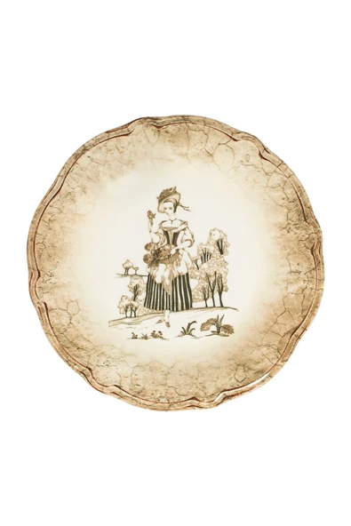 Porser Porselen Ella Kahvaltı ve İkram Takımı 6 Kişilik 14 Parça - 2