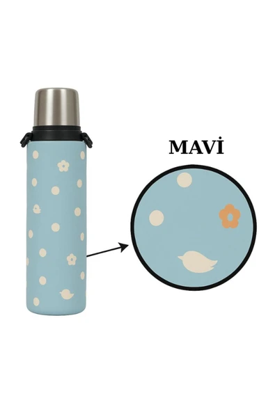 Klasik 1.9 Lt. ile Uyumlu Omuz Askılı Termos Kılıfı - 7