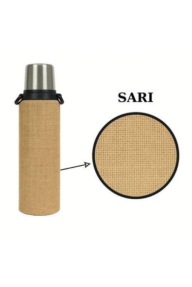 Klasik 1.0 Lt. ile Uyumlu Omuz Askılı Termos Kılıfı - 6