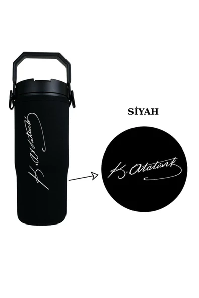 Iceflow Flip Straw 0.88 Lt. ile Uyumlu Omuz Askılı Termos Kılıfı - 7