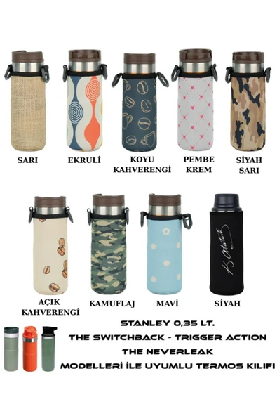 Travel Mug 0.35 Lt. ile Uyumlu Omuz Askılı Termos Kılıfı - 3