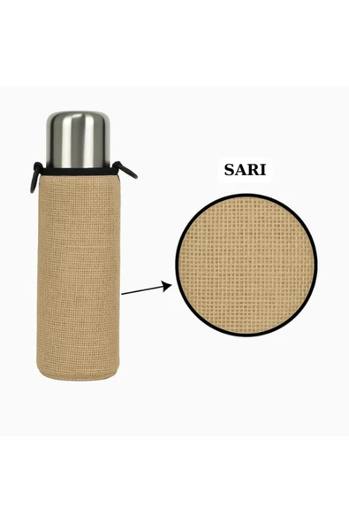 Klasik Kulpsuz 0.75 Lt. ile Uyumlu Omuz Askılı Termos Kılıfı - 9