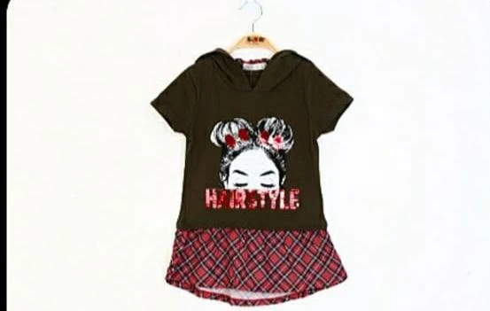 Toontoy Kız Çocuk Haırstyle Pul Palet Elbise - 4