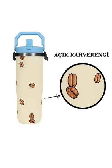 Iceflow Flip Straw 0.88 Lt. ile Uyumlu Omuz Askılı Termos Kılıfı - 5