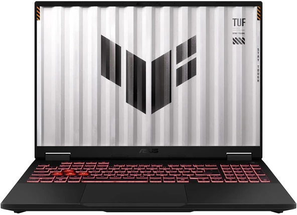 Asus Tuf Gaming A16 FA608PM-RV026 AMD Ryzen 9 8940HX 32GB 1TB SSD RTX5060-8GB 115W Freedos 16" 165Hz WUXGA Taşınabilir Bilgisayar - 1