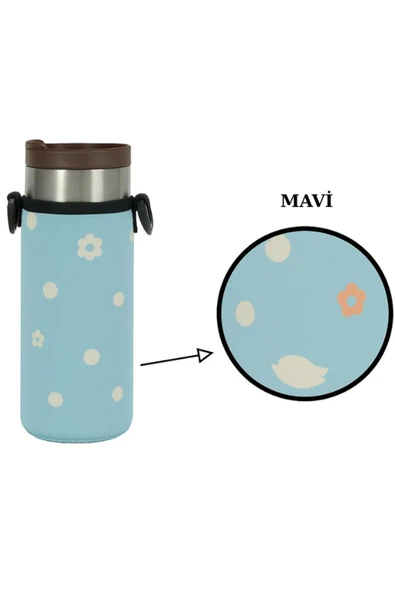 Travel Mug 0.35 Lt. ile Uyumlu Omuz Askılı Termos Kılıfı - 9