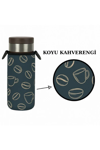 Travel Mug 0.35 Lt. ile Uyumlu Omuz Askılı Termos Kılıfı - 6