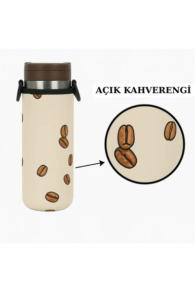 Travel Mug 0.35 Lt. ile Uyumlu Omuz Askılı Termos Kılıfı - 10
