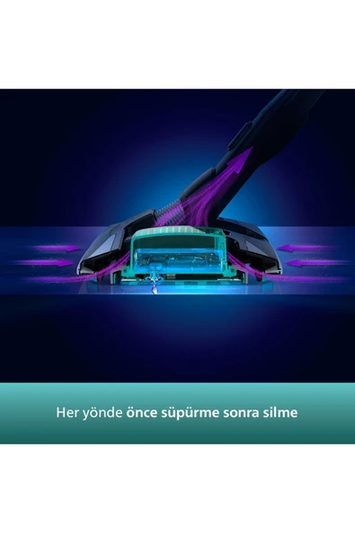 Philips Aqua Plus XC8349/01 Şarjlı Dikey Süpürge - 3