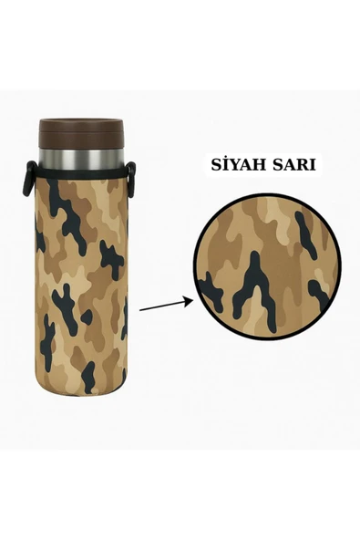 Travel Mug 0.47 Lt. ile Uyumlu Omuz Askılı Termos Kılıfı - 11