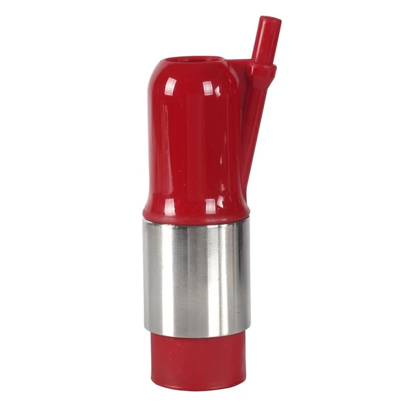 Plastik Memelik Kılıfı Kırmızı (Kromlu)