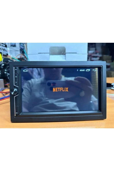 Newfron 7''HD-ANDROİD-WİFİ-4GB-32GB Hafıza-Carplay-Gps-Fm-Mp3-Bt-Hd Kamera Hediye- Double Teyp - 4