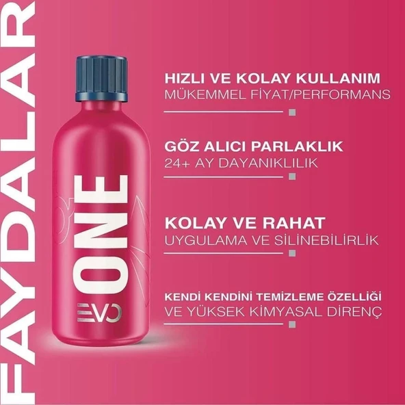 GYEON Q² One EVO Light Box Seramik Kaplama - 100ml - 9H Oto Boya Koruma-Su İtici - 2