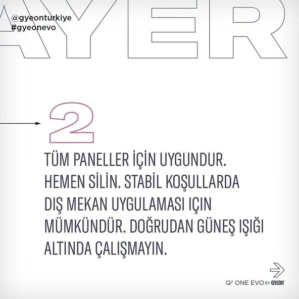 GYEON Q² One EVO Light Box Seramik Kaplama - 100ml - 9H Oto Boya Koruma-Su İtici - 8