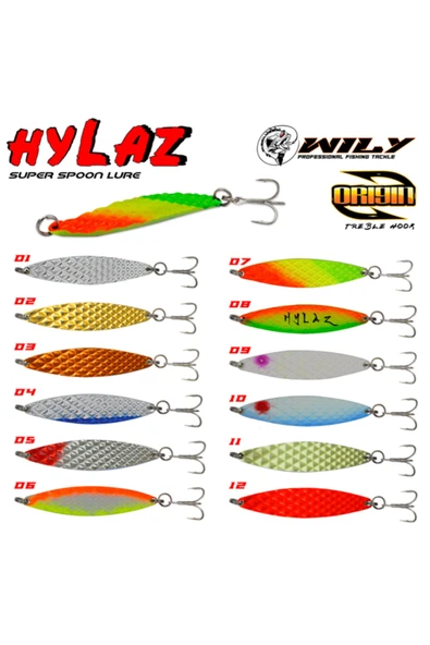Hylaz Turna Kaşık 28 Gr 95 Mm - Hologramlı  10