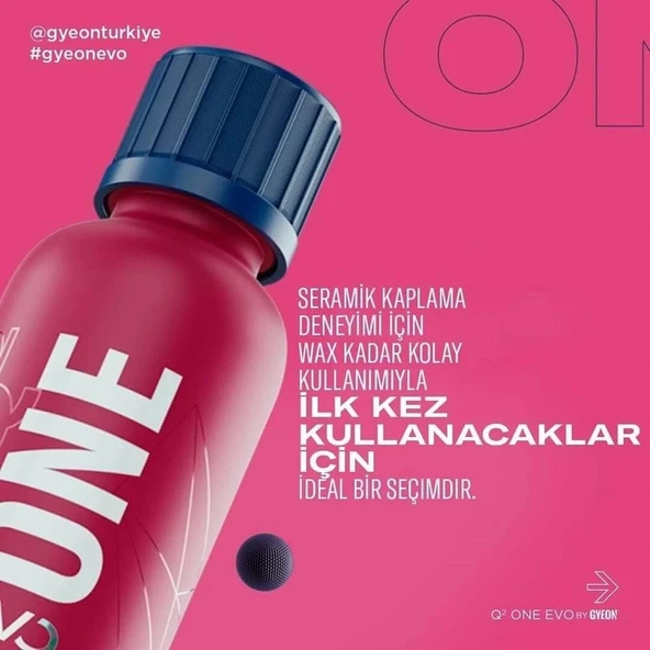 GYEON Q² One EVO Light Box Seramik Kaplama - 100ml - 9H Oto Boya Koruma-Su İtici - 6