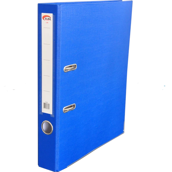 Elba Klasör Plastik Lüx Dar Mavi (30 adet)