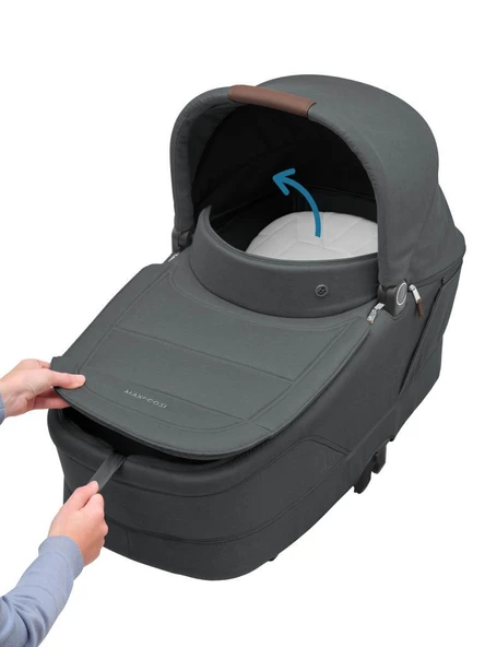 Maxi-Cosi Leona2 3 ü 1 Arada Seyahat Sistem Bebek Arabası Twillic Graphite - 8