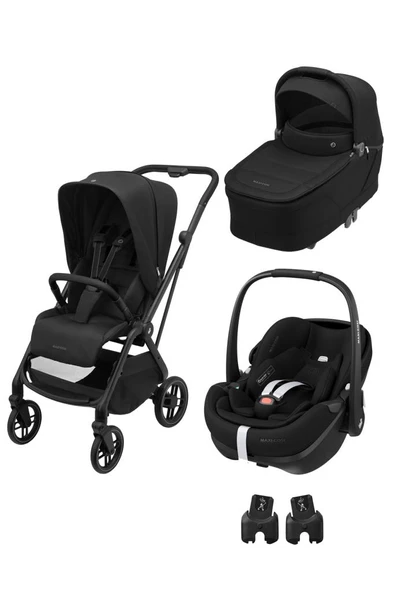 Maxi-Cosi Leona2 3 ü 1 Arada Seyahat Sistem Bebek Arabası Twillic Black