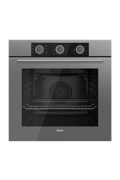 FERRE XE62CPR FlowArt Gri Ankastre Fırın - 1