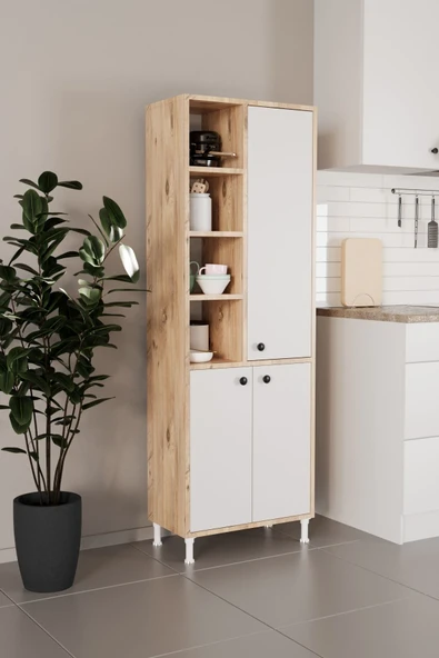 Evdemo Selen Çok Amaçlı Mutfak Banyo Dolabı Atlantik Çam