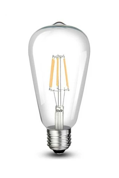 CATA 8W BEYAZ FILAMENT RUSTİK LED AMPUL