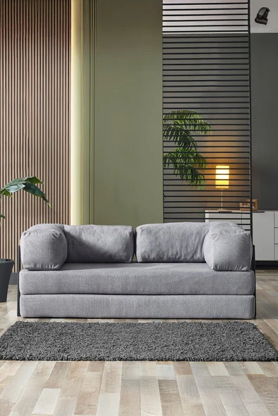 Evdemo Line Aktivite Koltuğu Çok Amaçlı Koltuk Yatak Gri - 2