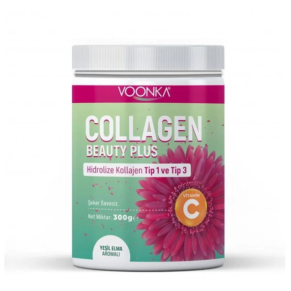 Voonka Beauty Collagen Plus Yeşil Elma Aromalı 300 Gr