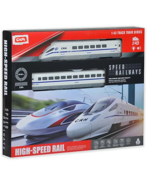 Ctoys Yüksek Hızlı Tren 1:43 Işıklı ve Sesli Raylı Serisi 1807B13