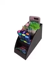 Inn Design Organizer Kalemlik Beyoğlu Serisi Deri İzmir Kahve 11x20x9.5 Cm DD-1286